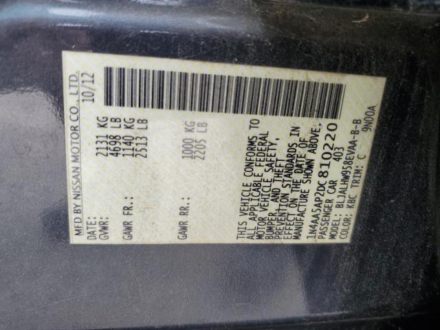 Продаж на аукціоні авто 2013 Nissan Maxima S, vin: 1N4AA5AP2DC810220, номер лоту: 67635945