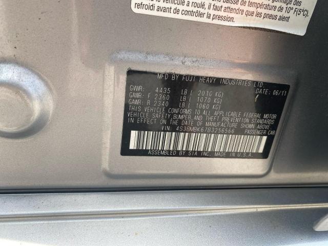 69301025 :رقم المزاد ، 4S3BMBK67B3256566 vin ، 2011 Subaru Legacy 2.5 مزاد بيع