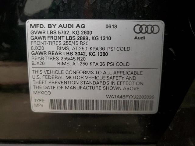 Продаж на аукціоні авто 2018 Audi Sq5, vin: WA1A4BFYXJ2203026, номер лоту: 70510175