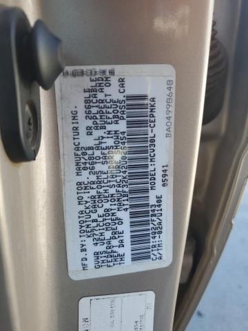Продаж на аукціоні авто 2002 Toyota Camry Le, vin: 4T1BF32K42U026454, номер лоту: 70744745