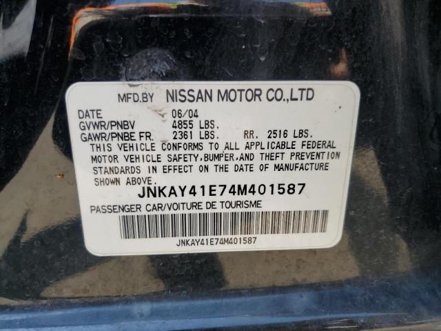 Продаж на аукціоні авто 2004 Infiniti M45, vin: JNKAY41E74M401587, номер лоту: 68311155