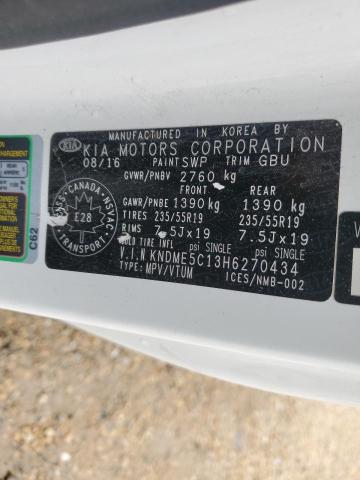 Продаж на аукціоні авто 2017 Kia Sedona, vin: KNDME5C13H6270434, номер лоту: 67512645