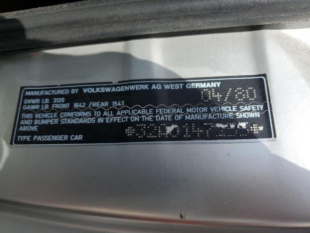 67859095 :رقم المزاد ، 32A0147255 vin ، 1980 Volkswagen Dasher مزاد بيع