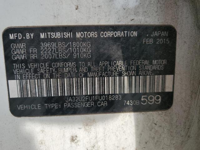Aukcja sprzedaży 2015 Mitsubishi Lancer Es, vin: JA32U2FU1FU018283, numer aukcji: 68713795