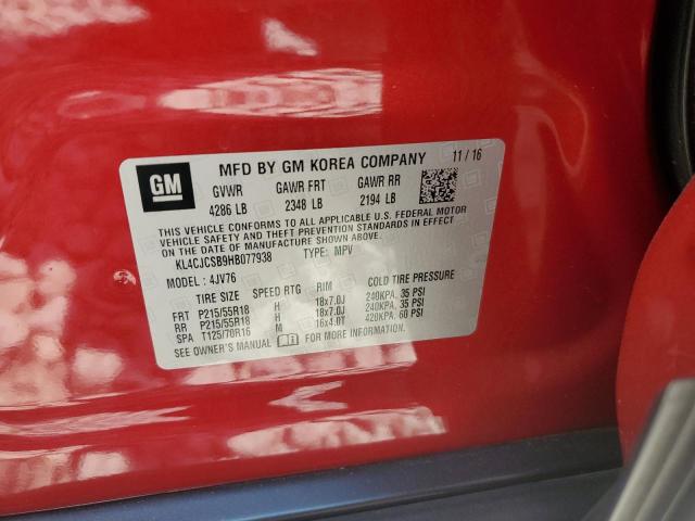 Aukcja sprzedaży 2017 Buick Encore Ess, vin: KL4CJCSB9HB077938, numer aukcji: 68082275