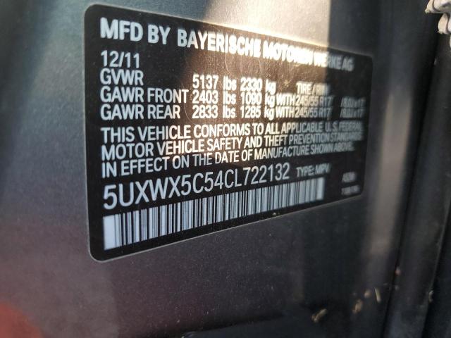 Продаж на аукціоні авто 2012 Bmw X3, vin: 5UXWX5C54CL722132, номер лоту: 70014875