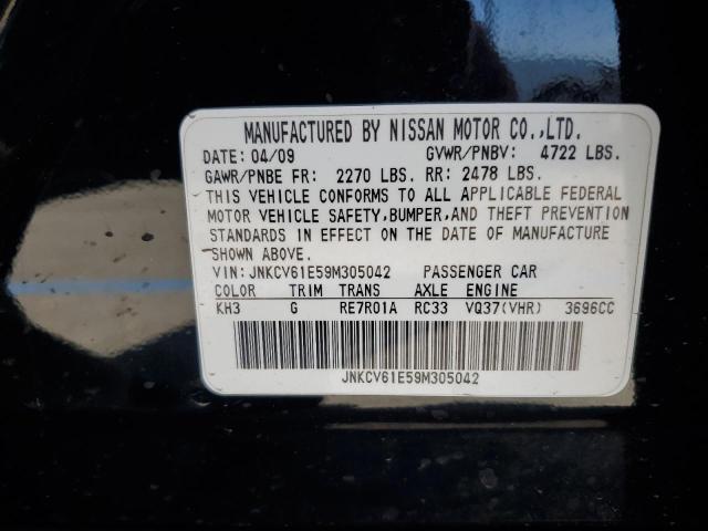 Продаж на аукціоні авто 2009 Infiniti G37, vin: JNKCV61E59M305042, номер лоту: 69876805