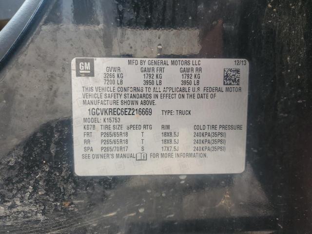 Auction sale of the 2014 Chevrolet Silverado, vin: 1GCVKREC6EZ216669, lot number: 70857175