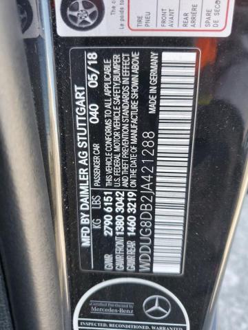 Aukcja sprzedaży 2018 Mercedes-benz S 560, vin: WDDUG8DB2JA421288, numer aukcji: 69697415