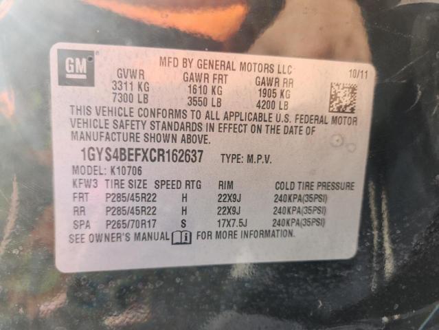 Продаж на аукціоні авто 2012 Cadillac Escalade L, vin: 1GYS4BEFXCR162637, номер лоту: 69895045