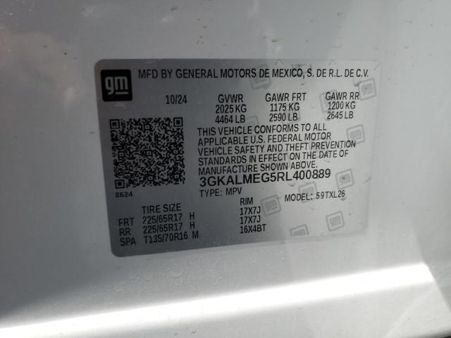 69621575 :رقم المزاد ، 3GKALMEG5RL400889 vin ، 2024 Gmc Terrain Sl مزاد بيع