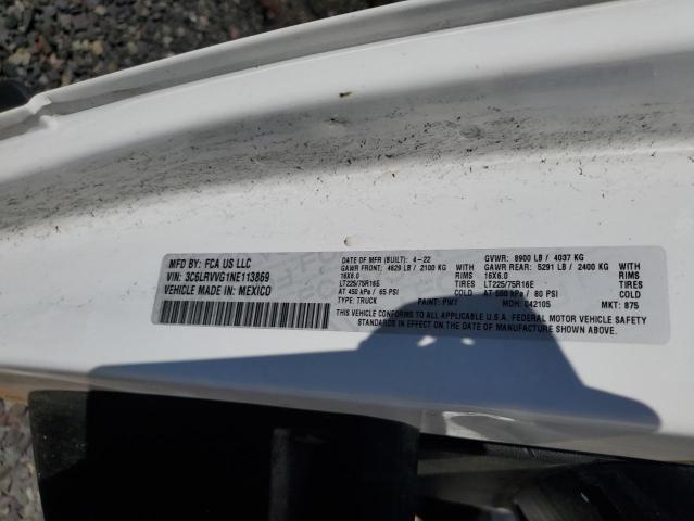 Aukcja sprzedaży 2022 Ram Promaster, vin: 3C6LRVVG1NE113869, numer aukcji: 70062455