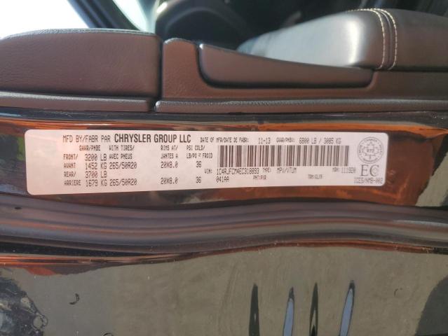 2014 Jeep Grand Cher მანქანა იყიდება აუქციონზე, vin: 1C4RJFCM4EC318893, აუქციონის ნომერი: 70292595