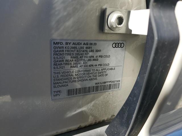 Продажа на аукционе авто 2023 Audi Q7, vin: WA1LXBF77PD027329, номер лота: 69231795