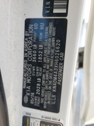 2017 Kia Rio Lx მანქანა იყიდება აუქციონზე, vin: KNADM4A3XH6026620, აუქციონის ნომერი: 67587605