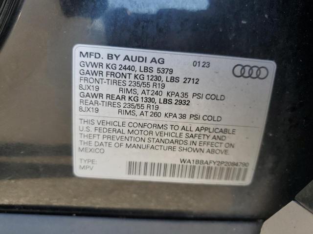 Продажа на аукционе авто 2023 Audi Q5 Premium, vin: WA1BBAFY2P2084790, номер лота: 68074135