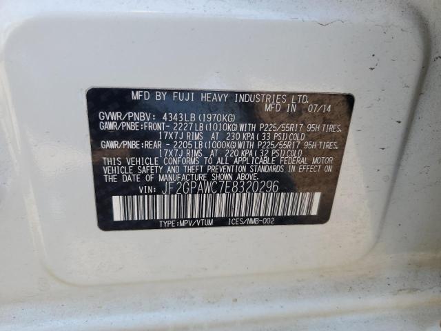 Продаж на аукціоні авто 2014 Subaru Xv Crosstrek, vin: JF2GPAWC7E8320296, номер лоту: 67296925