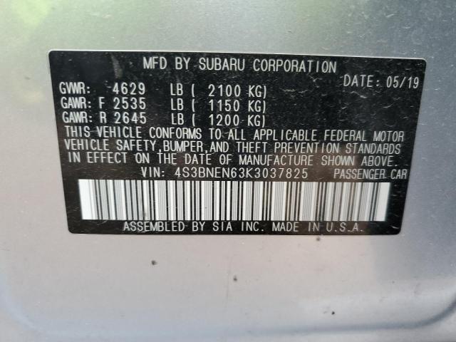Продаж на аукціоні авто 2019 Subaru Legacy, vin: 4S3BNEN63K3037825, номер лоту: 68581035