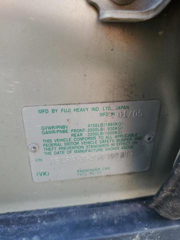 Auction sale of the 2005 Subaru Forester, vin: JF1SG63635G744347, lot number: 66990985