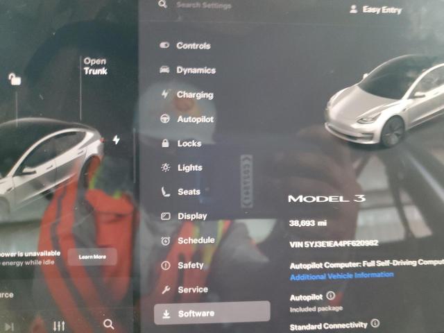 2023 Tesla Model 3 მანქანა იყიდება აუქციონზე, vin: 5YJ3E1EA4PF620982, აუქციონის ნომერი: 70470105