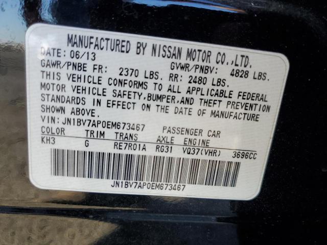 Продаж на аукціоні авто 2014 Infiniti Q50, vin: JN1BV7AP0EM673467, номер лоту: 68507735