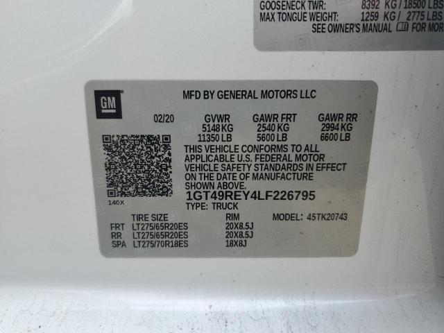 Aukcja sprzedaży 2020 Gmc Sierra K2500 Denali, vin: 1GT49REY4LF226795, numer aukcji: 68781895