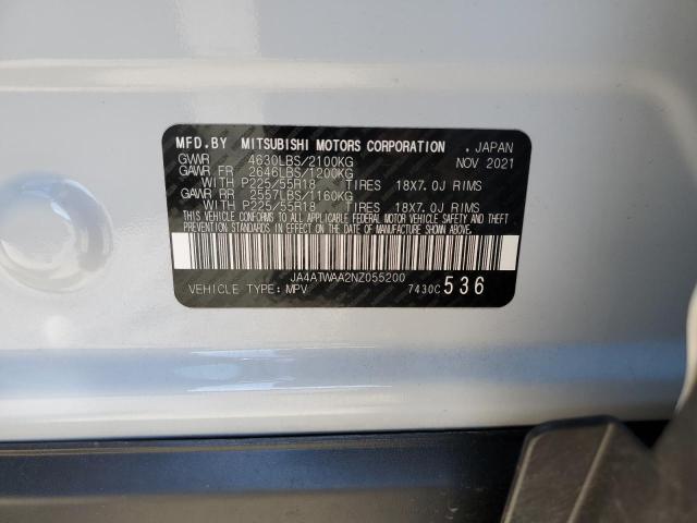 Продаж на аукціоні авто 2022 Mitsubishi Eclipse Cross, vin: JA4ATWAA2NZ055200, номер лоту: 70153845