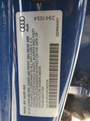 Продаж на аукціоні авто 2024 Audi Rs E-tron, vin: WAUBHBFW3R7900076, номер лоту: 68659605