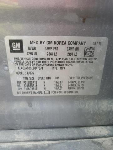 68184005 :رقم المزاد ، KL4CJASB5LB047378 vin ، 2020 Buick Encore Pre مزاد بيع