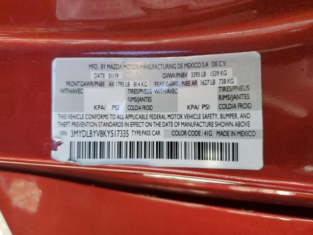 Продажа на аукционе авто 2019 Toyota Yaris, vin: 3MYDLBYV8KY517335, номер лота: 70204655