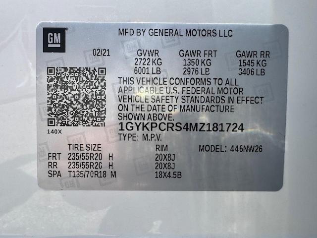 Aukcja sprzedaży 2021 Cadillac Xt6 Premium Luxury, vin: 1GYKPCRS4MZ181724, numer aukcji: 69889665
