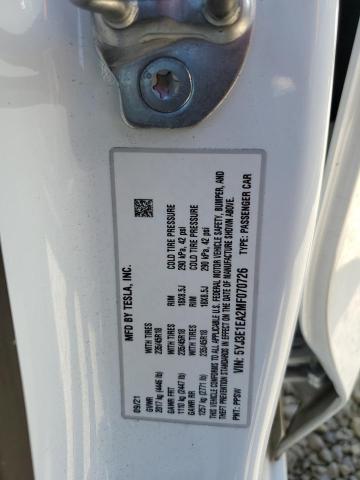 2021 Tesla Model 3 მანქანა იყიდება აუქციონზე, vin: 5YJ3E1EA2MF070726, აუქციონის ნომერი: 71100615