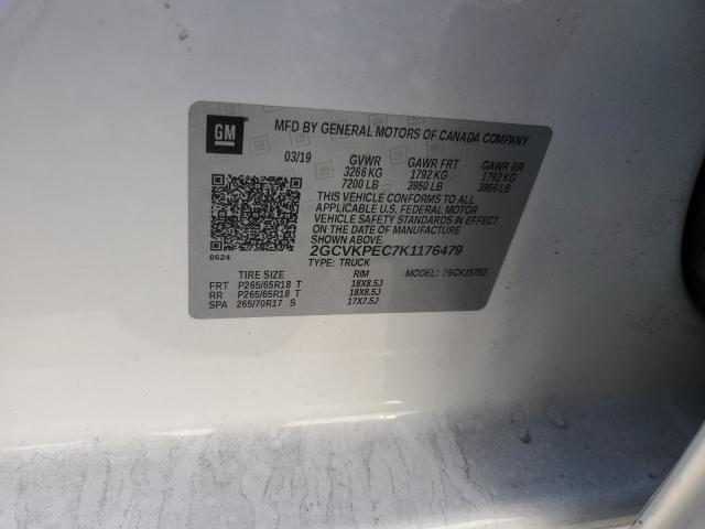 Продаж на аукціоні авто 2019 Chevrolet Silverado Ld, vin: 2GCVKPEC7K1176479, номер лоту: 68701405