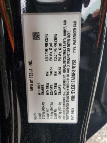 Aukcja sprzedaży 2022 Tesla Model 3, vin: 5YJ3E1EA0NF370198, numer aukcji: 69285325