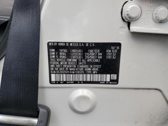 69671915 :رقم المزاد ، 3CZRU5H54HM708005 vin ، 2017 Honda Hr-v مزاد بيع