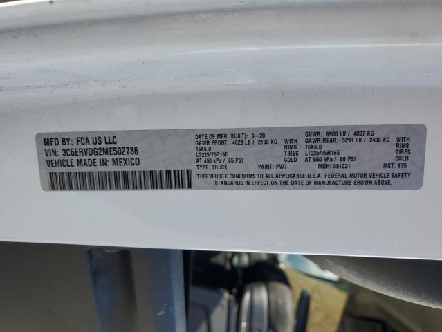 Aukcja sprzedaży 2021 Ram Promaster 2500 2500 High, vin: 3C6ERVDG2ME502786, numer aukcji: 70305655