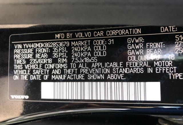 Aukcja sprzedaży 2016 Volvo Xc60 T5 Pr, vin: YV440MDK8G2853679, numer aukcji: 70004825