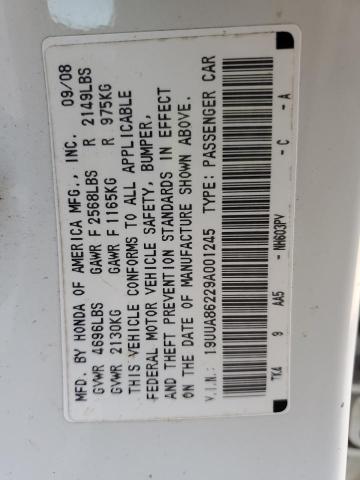Продаж на аукціоні авто 2009 Acura Tl, vin: 19UUA86229A001245, номер лоту: 68000965