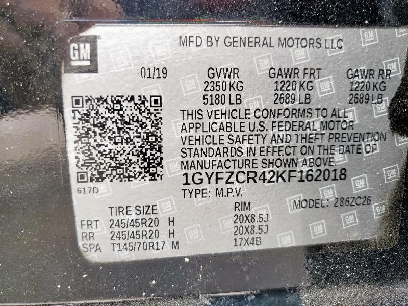 Продажа на аукционе авто 2019 Cadillac Xt4 Premiu, vin: 1GYFZCR42KF162018, номер лота: 67943105