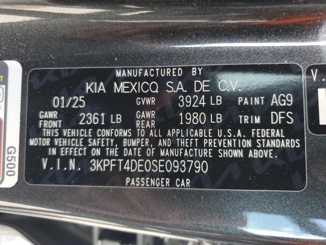Aukcja sprzedaży 2025 Kia K4 Lx, vin: 3KPFT4DE0SE093790, numer aukcji: 68717485