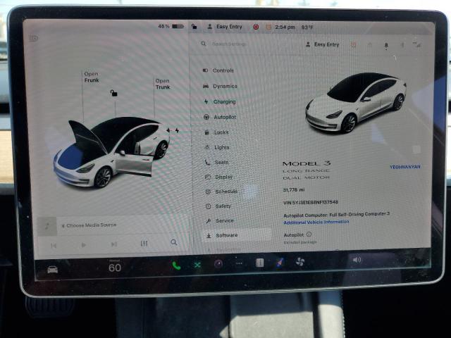 Продажа на аукционе авто 2022 Tesla Model 3, vin: 5YJ3E1EB8NF137548, номер лота: 67430535