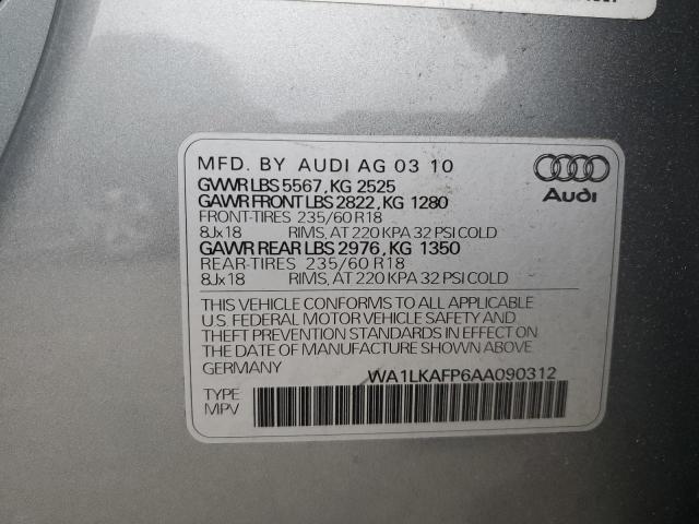 Aukcja sprzedaży 2010 Audi Q5 Premium Plus, vin: WA1LKAFP6AA090312, numer aukcji: 69017255