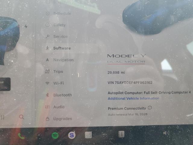 69629325 :رقم المزاد ، 7SAYGDEF4PF963162 vin ، 2023 Tesla Model Y مزاد بيع