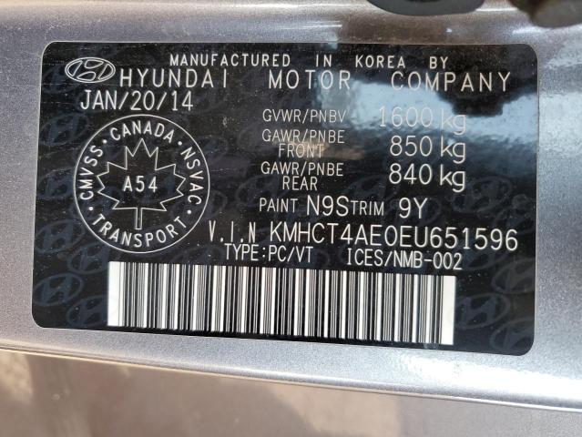 Aukcja sprzedaży 2014 Hyundai Accent, vin: KMHCT4AE0EU651596, numer aukcji: 70572375