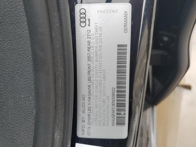 69607495 :رقم المزاد ، WAUGFAFC3EN028922 vin ، 2014 Audi A6 مزاد بيع