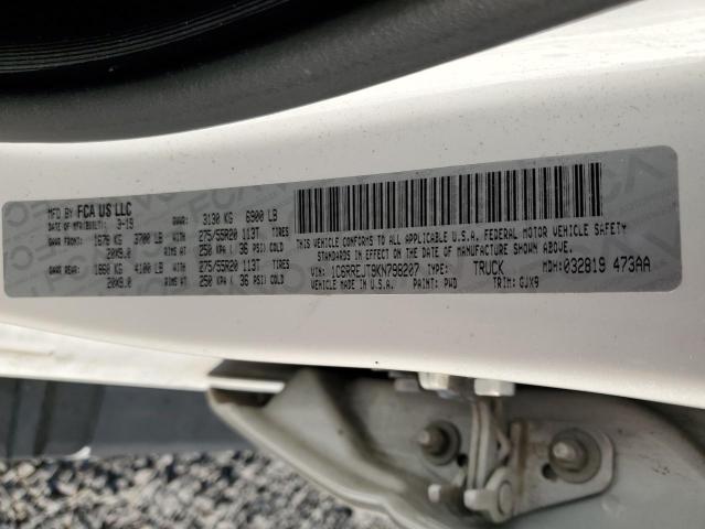 Aukcja sprzedaży 2019 Ram 1500, vin: 1C6RREJT9KN798207, numer aukcji: 69756815