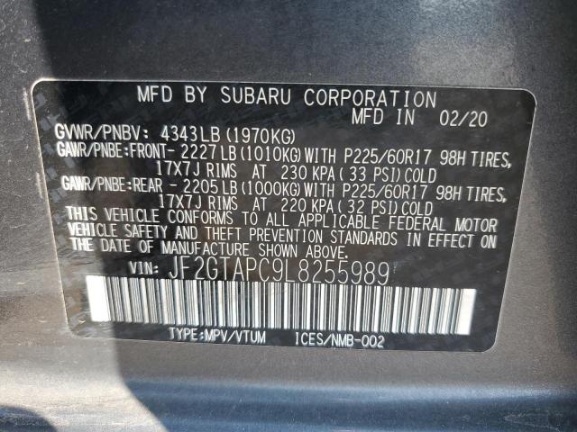 Продаж на аукціоні авто 2020 Subaru Crosstrek, vin: JF2GTAPC9L8255989, номер лоту: 68571395