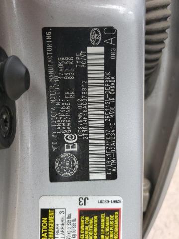 Aukcja sprzedaży 2010 Toyota Corolla, vin: 2T1BU4EE8AC378812, numer aukcji: 70529205