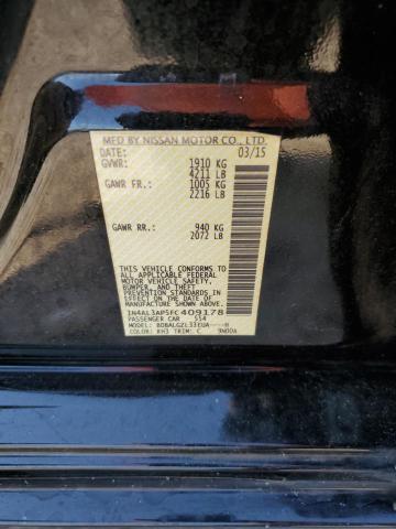 Aukcja sprzedaży 2015 Nissan Altima 2.5, vin: 1N4AL3AP5FC409178, numer aukcji: 70637455