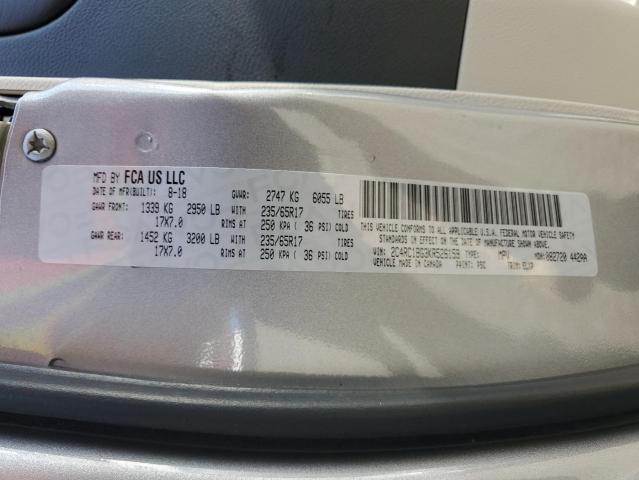 2019 Chrysler Pacifica მანქანა იყიდება აუქციონზე, vin: 2C4RC1BG3KR526159, აუქციონის ნომერი: 68435365